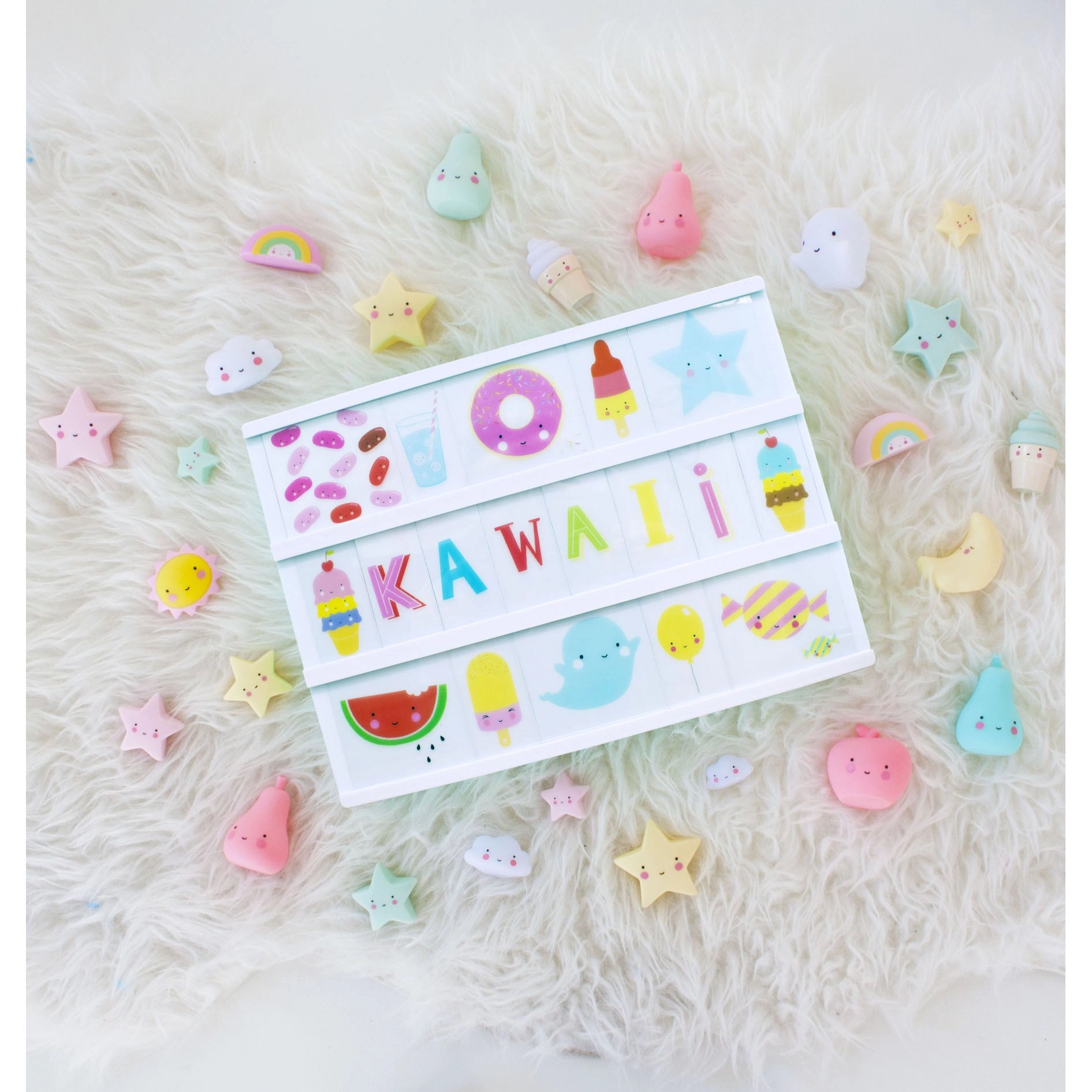 A Little Lovely Company Lightbox Letter Set Kawaii