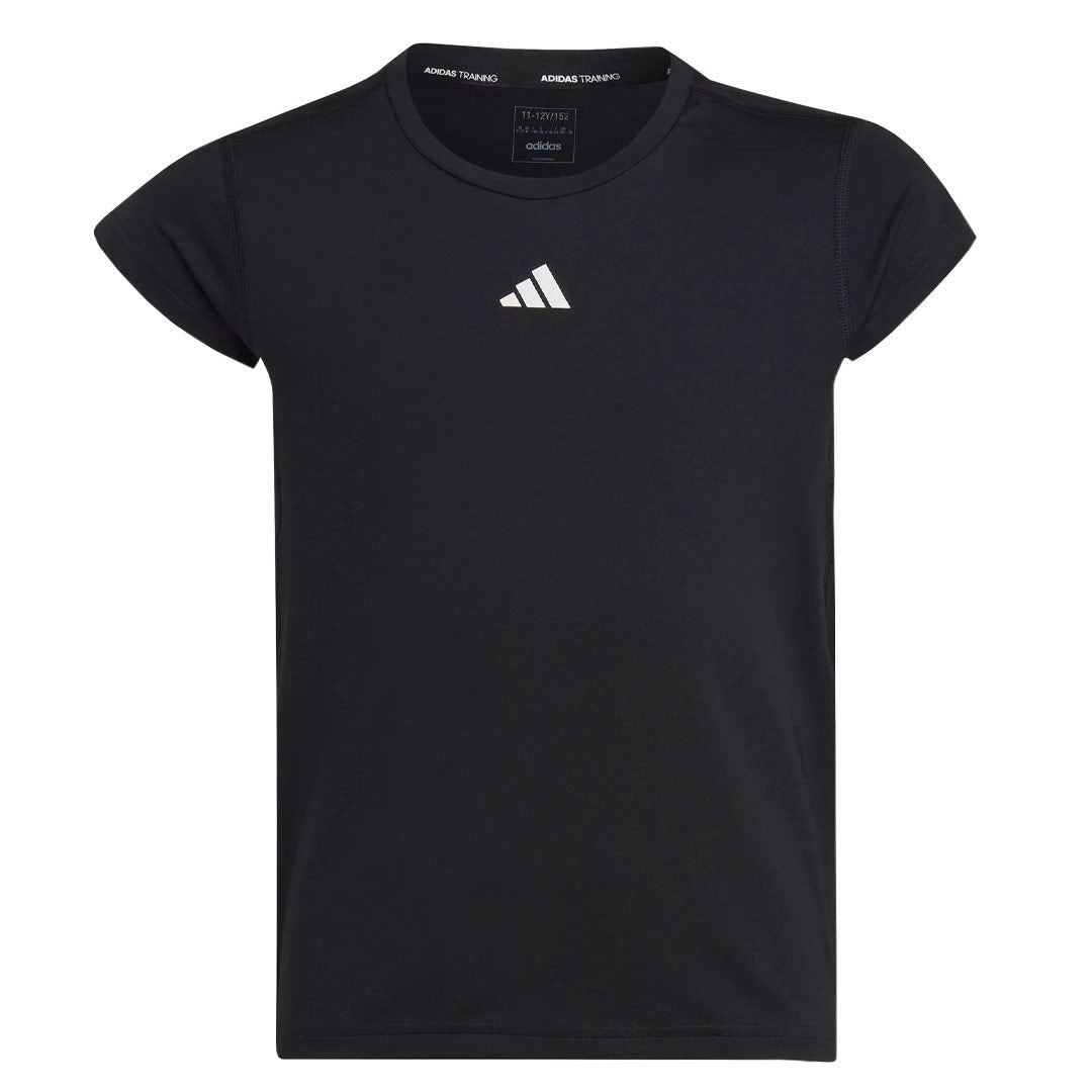 adidas - Girls' (Junior) Train Icons 3-Stripes T-Shirt (IC0356)