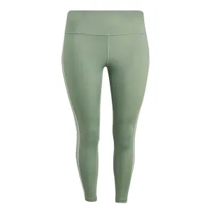 adidas - Women's Optime Trainicons 3-Stripes 7/8 Leggings (Plus Size) (HR5454)
