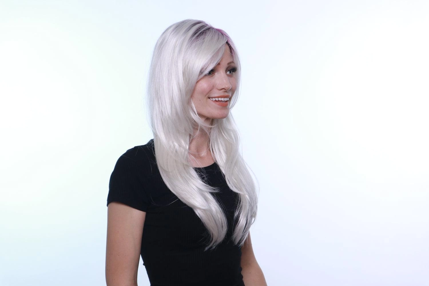 Angelica Partial Mono Wig by Noriko | Synthetic (Traditional Cap)