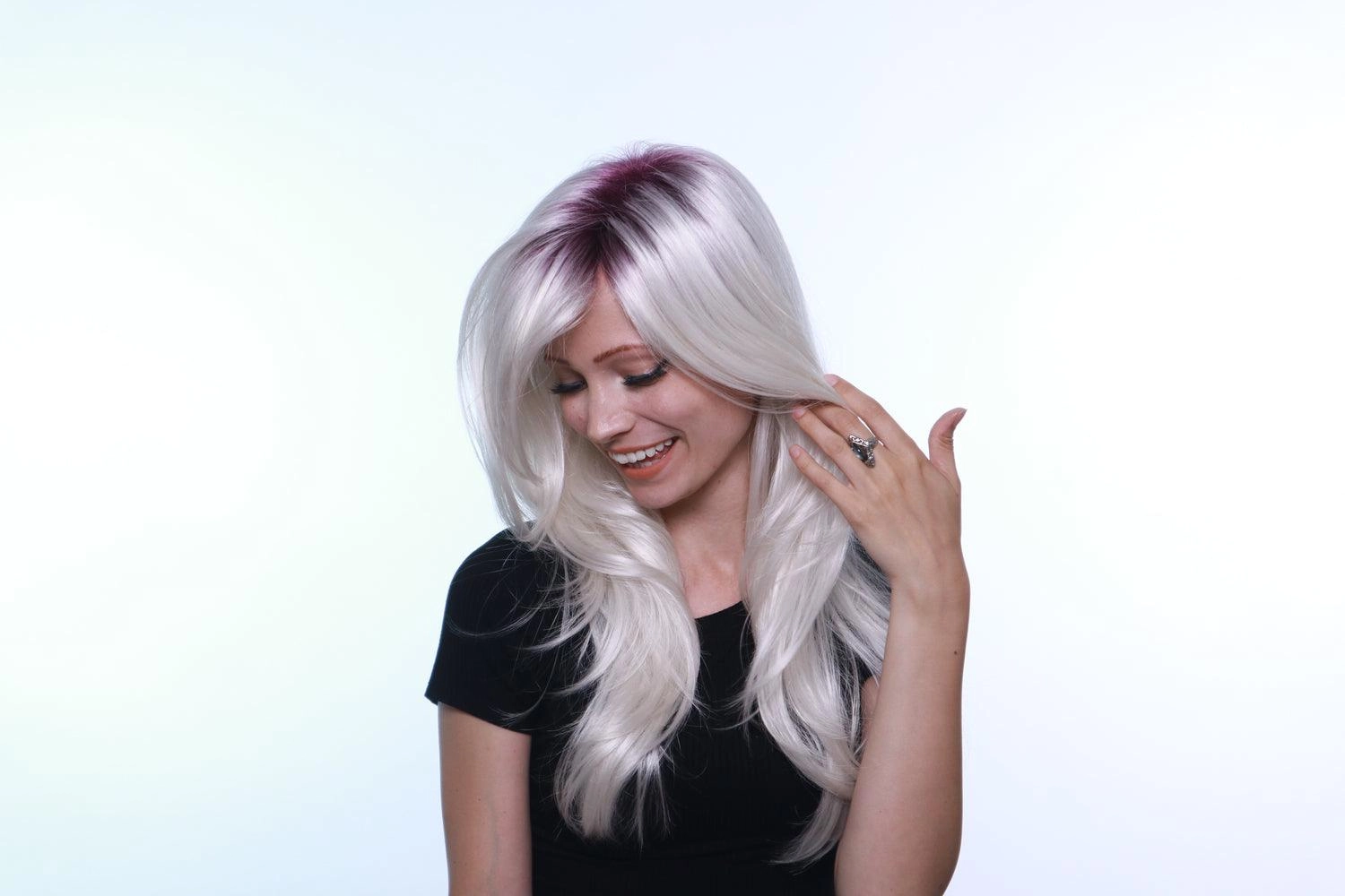 Angelica Partial Mono Wig by Noriko | Synthetic (Traditional Cap)