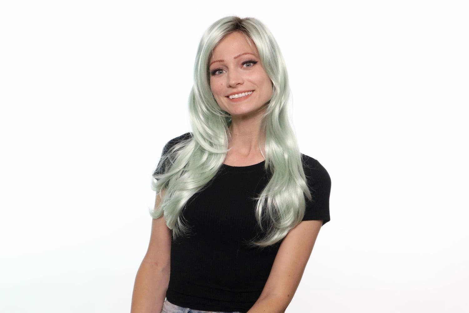 Angelica Partial Mono Wig by Noriko | Synthetic (Traditional Cap)