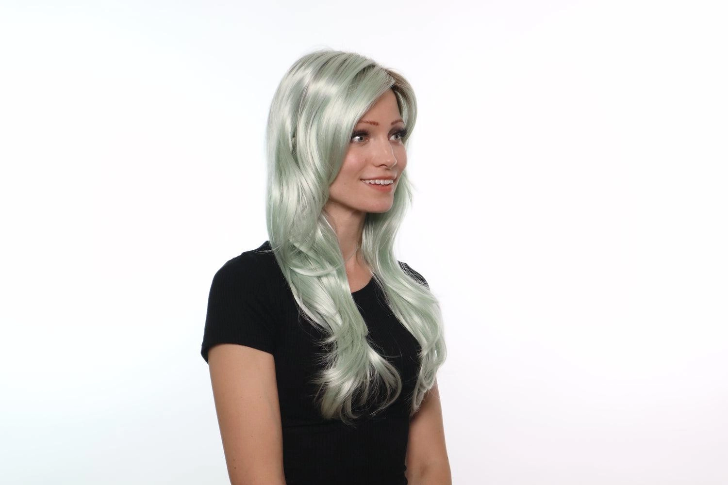 Angelica Partial Mono Wig by Noriko | Synthetic (Traditional Cap)