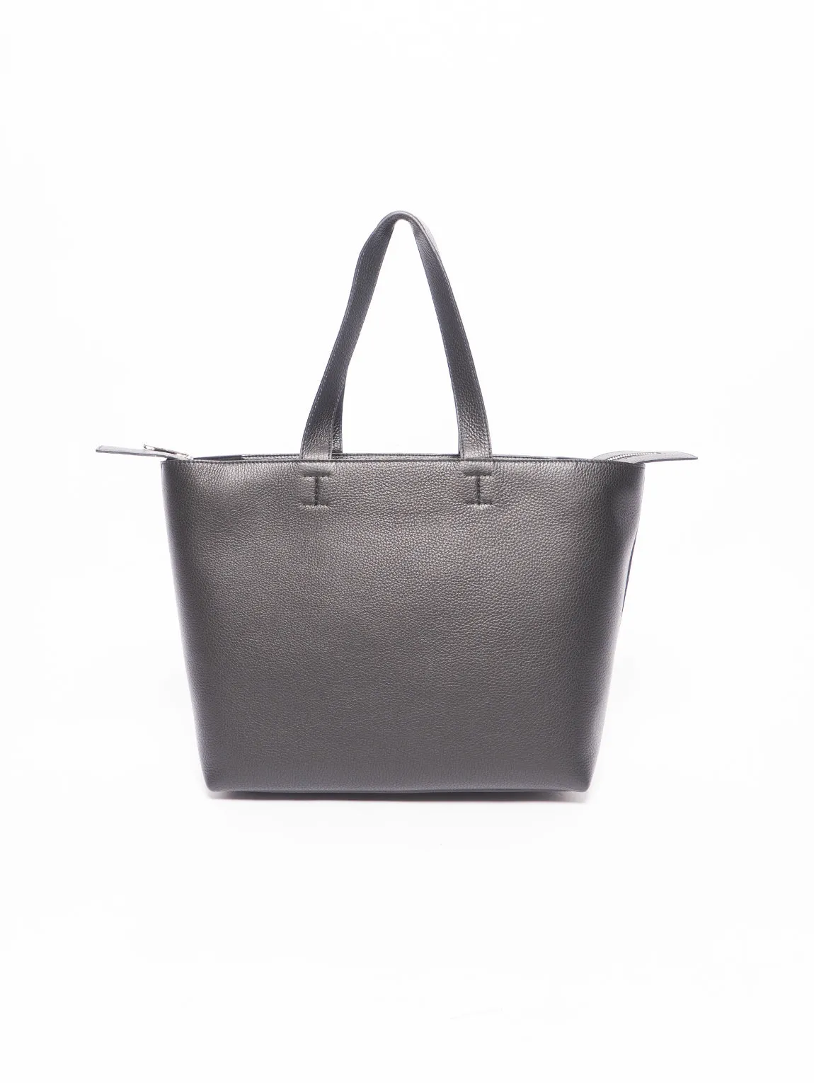 Bag with black back pocket