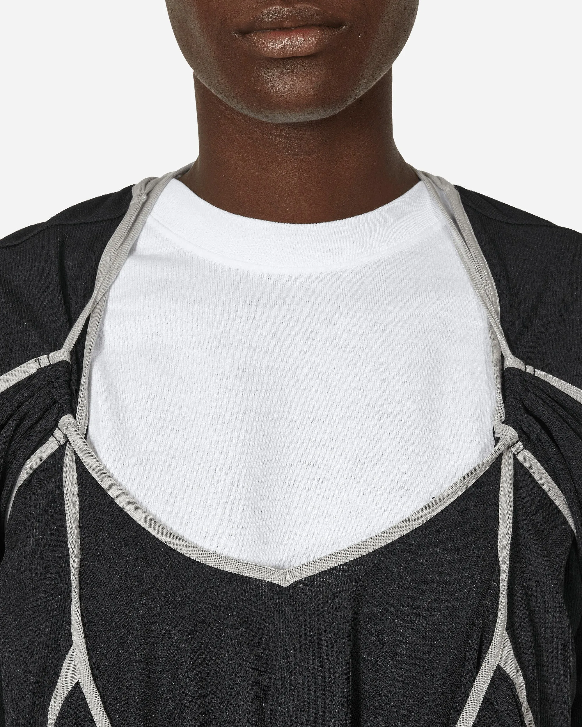 Benjamin Pleated Top Matt Black