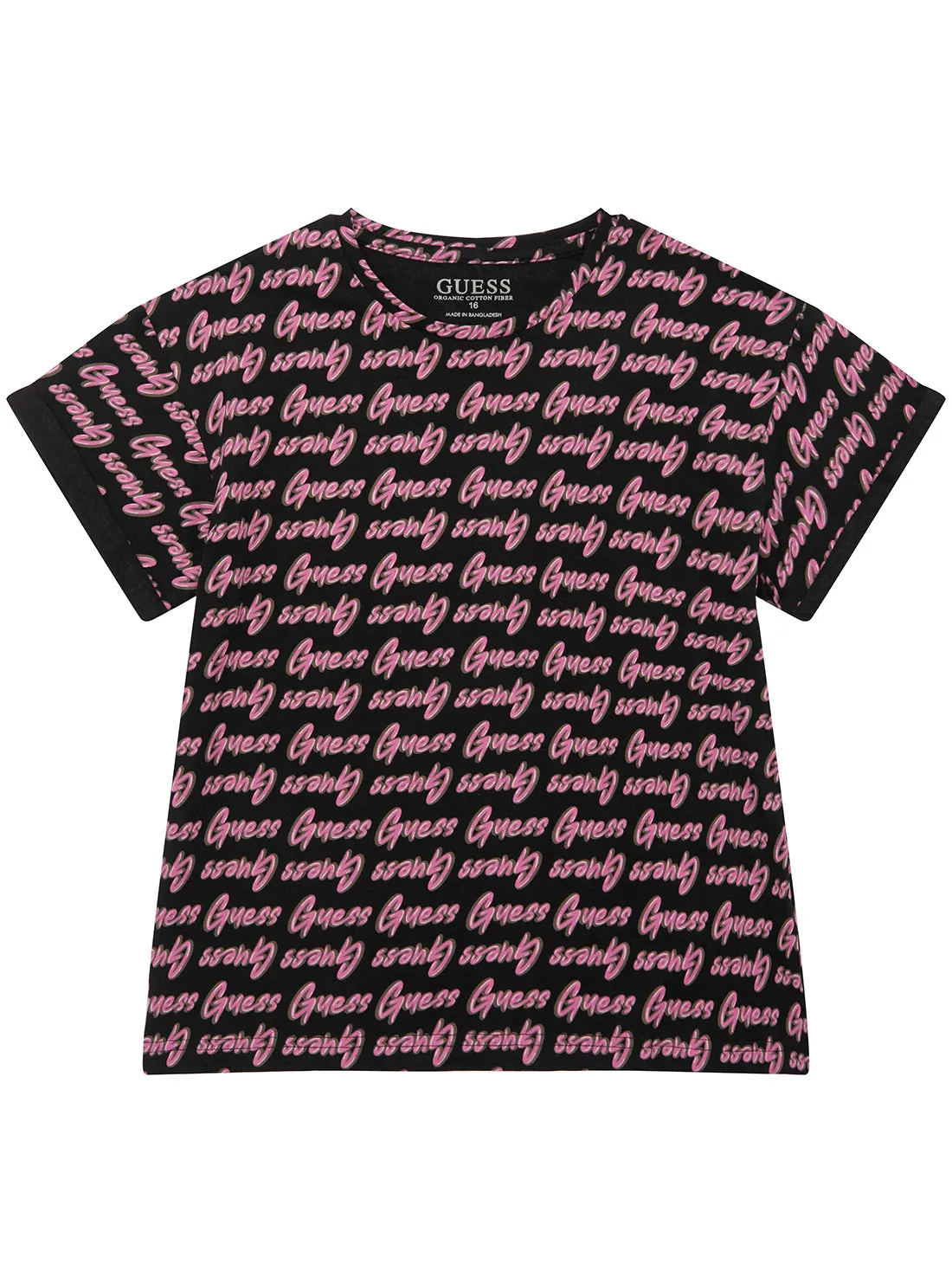 Black Pink Logo T-Shirt (7-16)