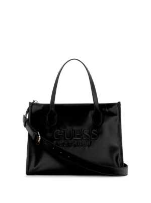 Black Silvana Tote Bag