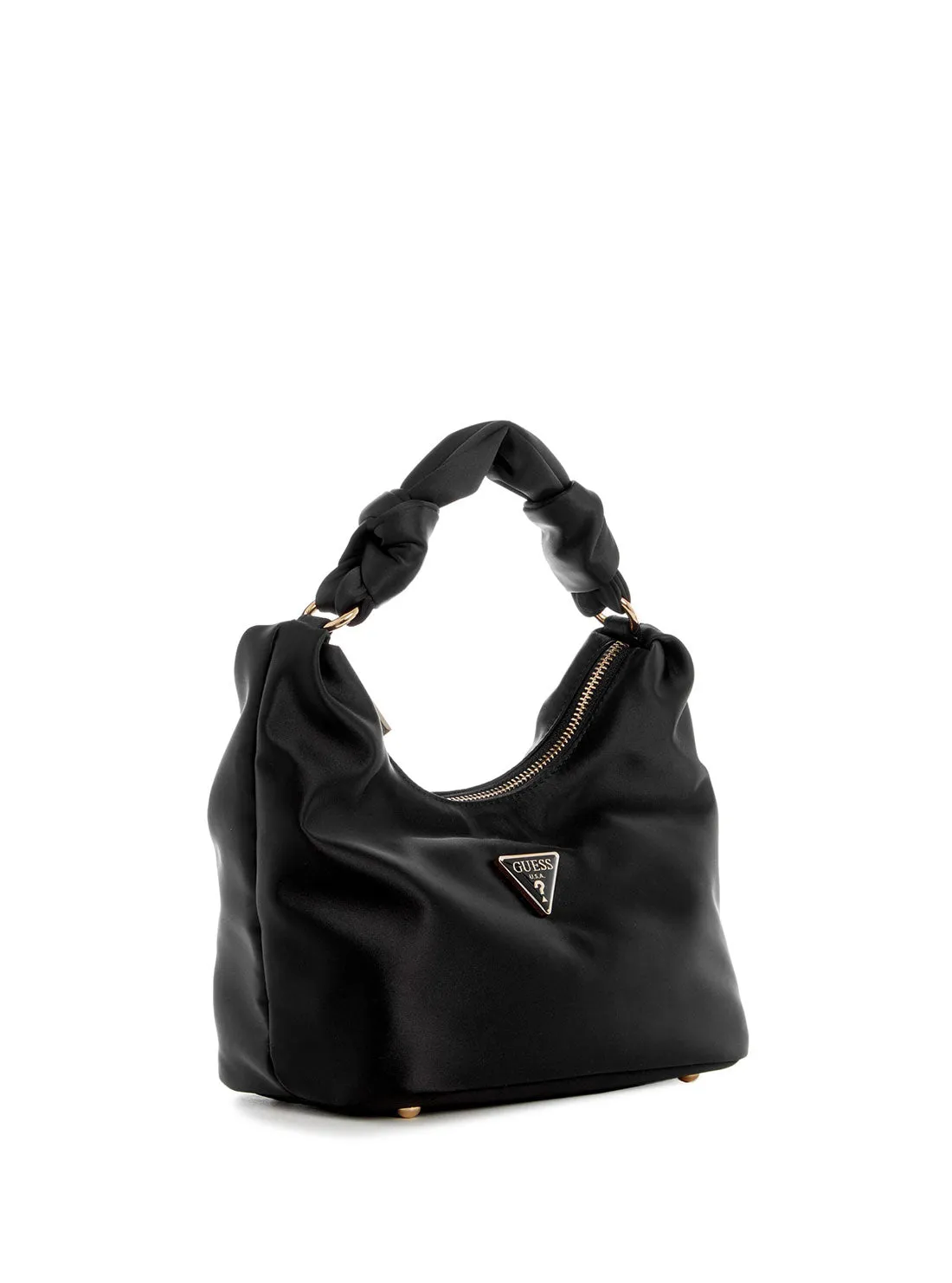 Black Velina Hobo Bag