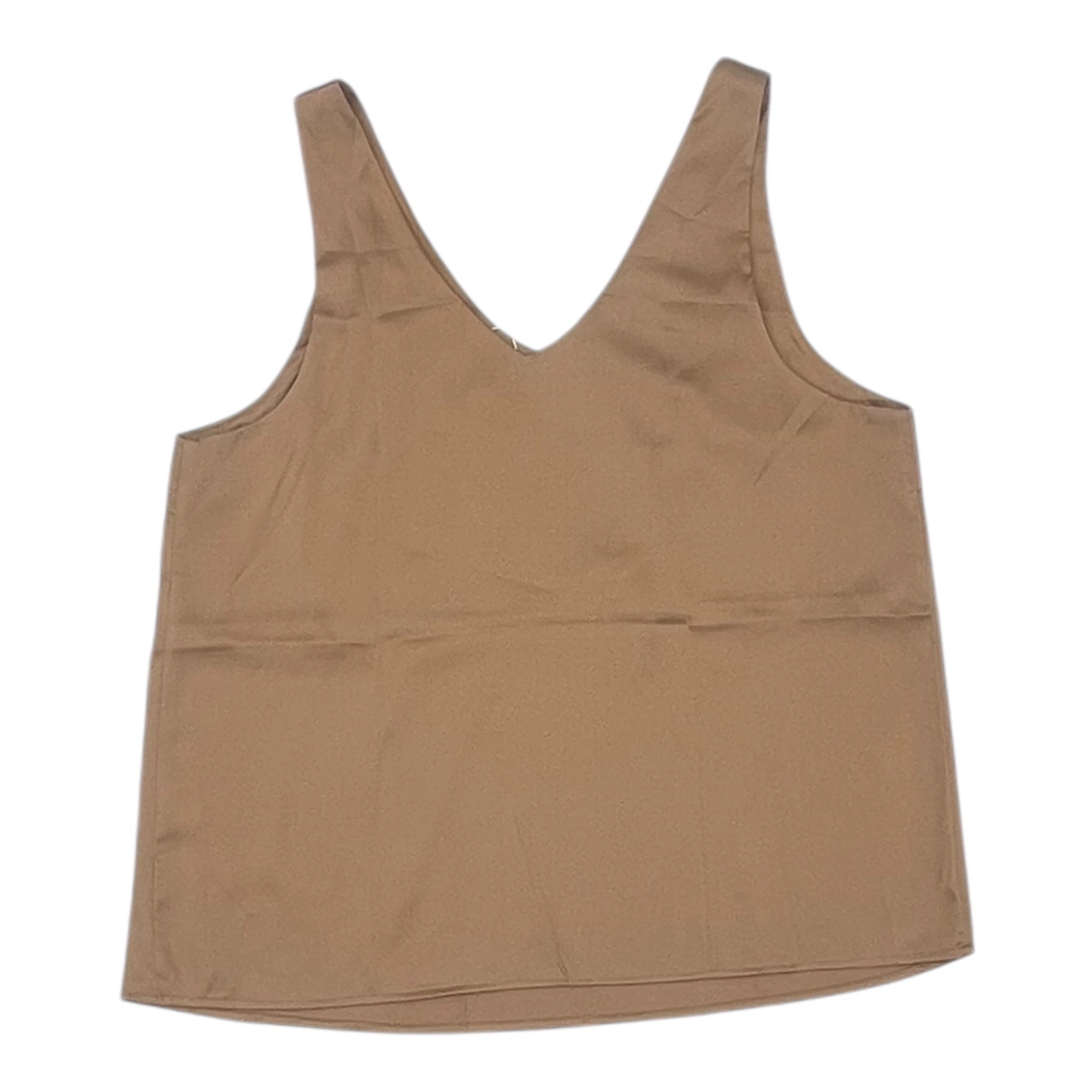 Blouse Sleeveless By Clothes Mentor In Bronze, Size:L