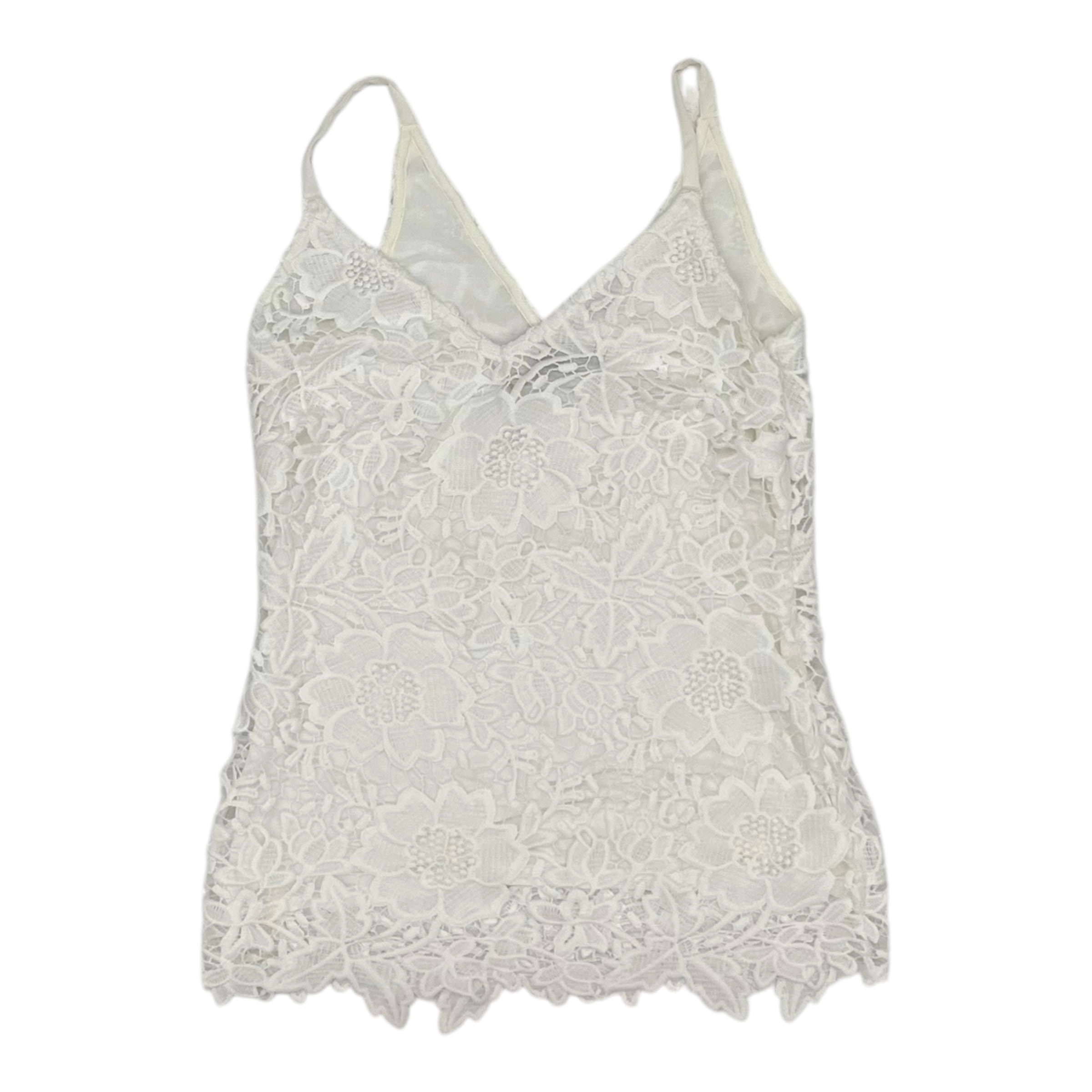 Blouse Sleeveless By White House Black Market In White, Size:Xxs