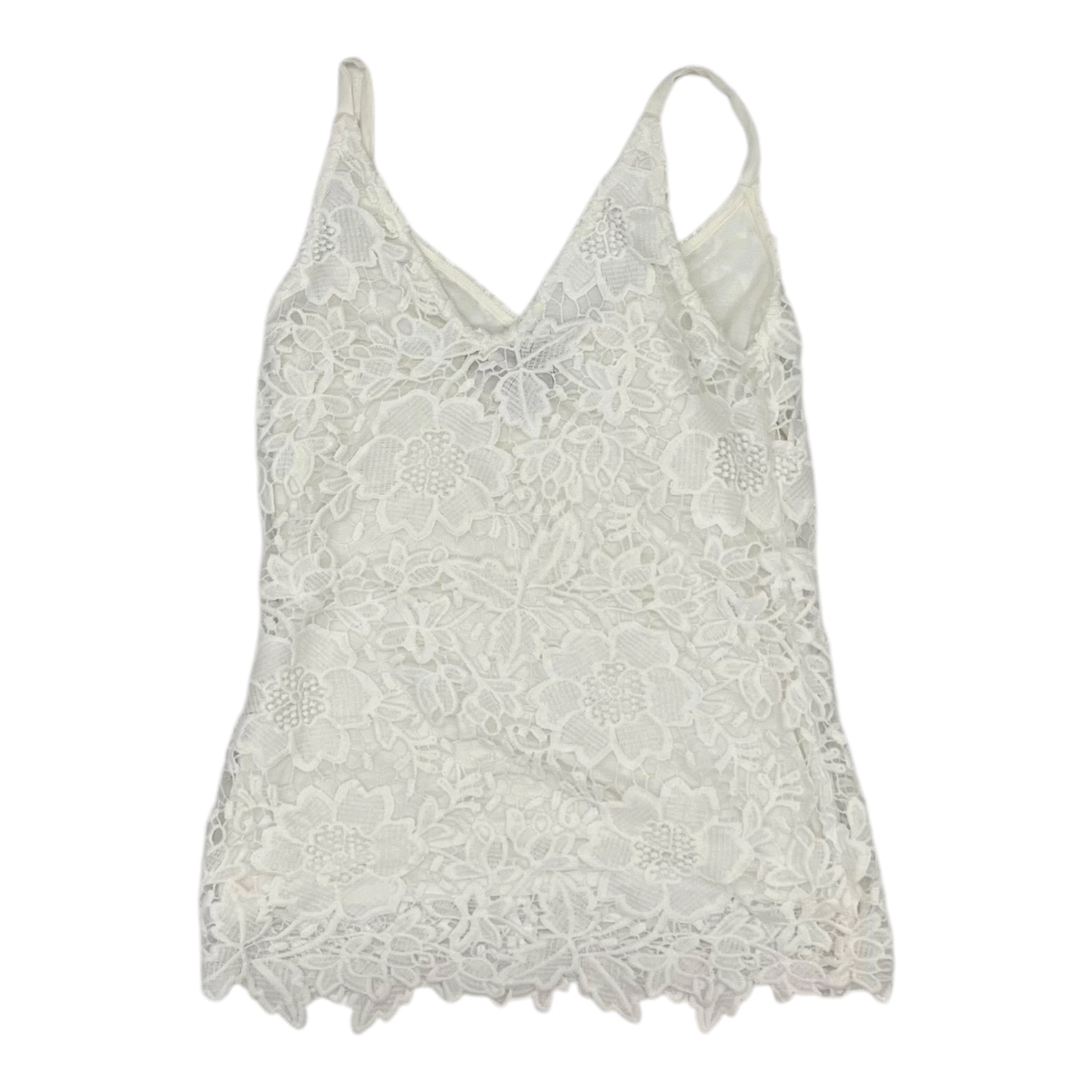 Blouse Sleeveless By White House Black Market In White, Size:Xxs