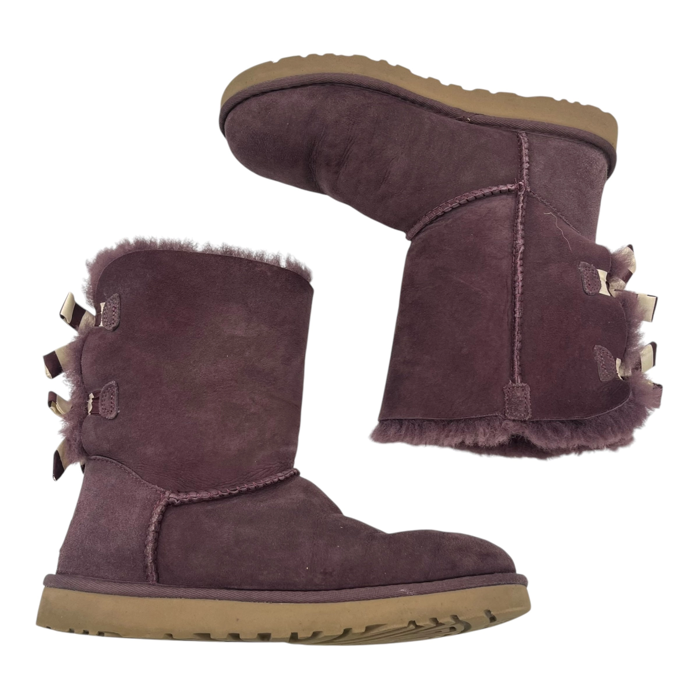 Boots Designer By Ugg In Purple, Size:7