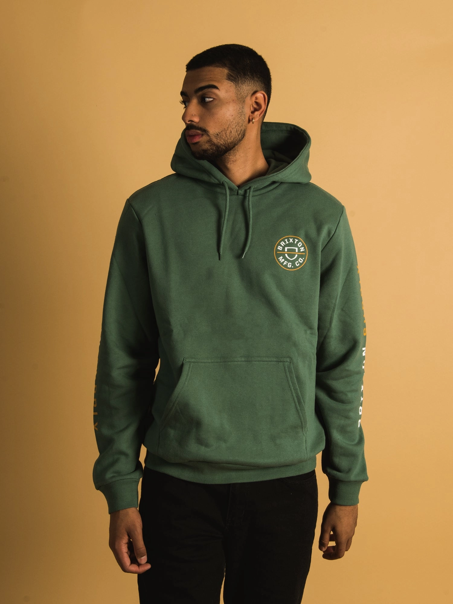 BRIXTON CREST PULLOVER HOODIE - CLEARANCE