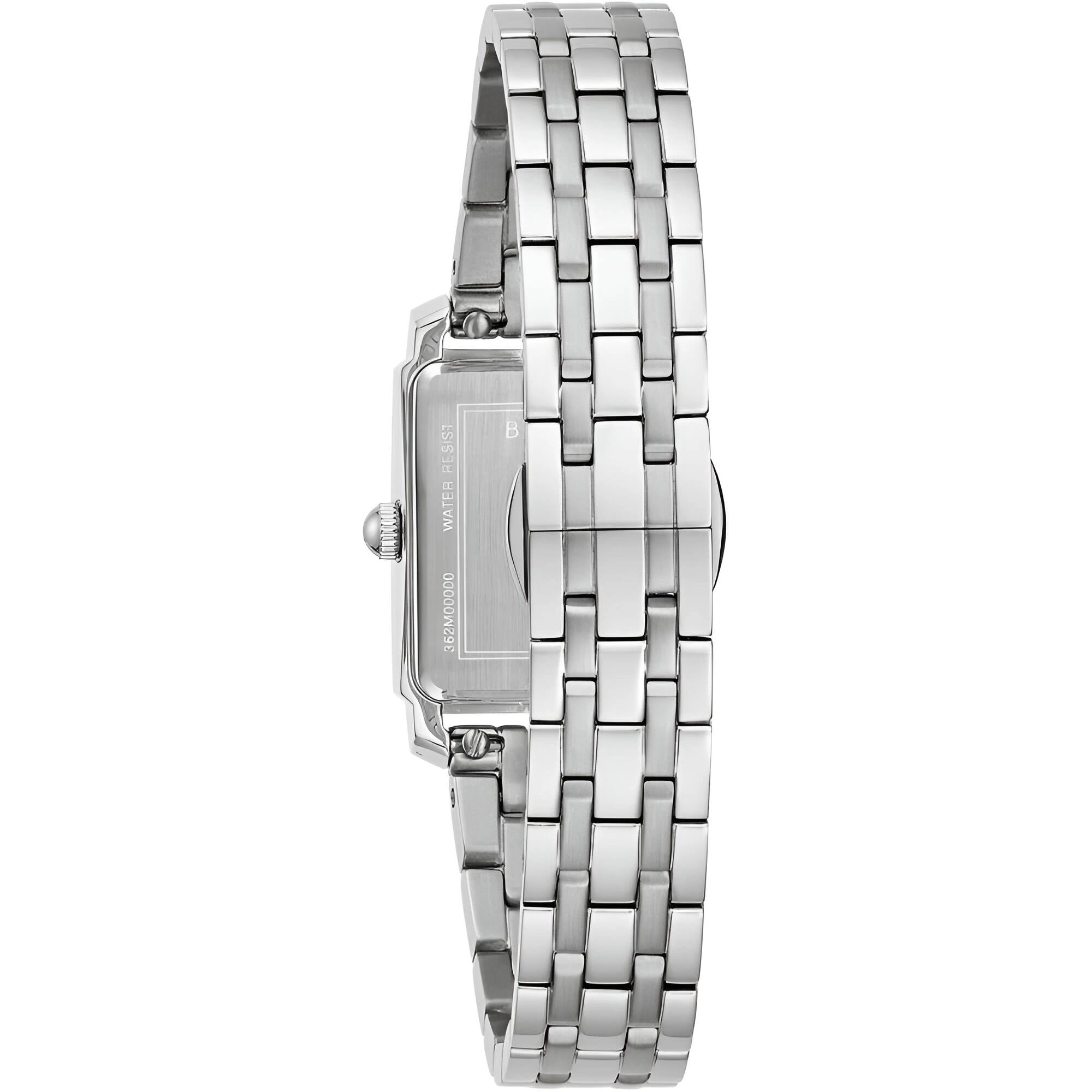 Bulova Women's Watch - Sutton Mother of Pearl Dial Silver Bracelet Diamond | 96P244