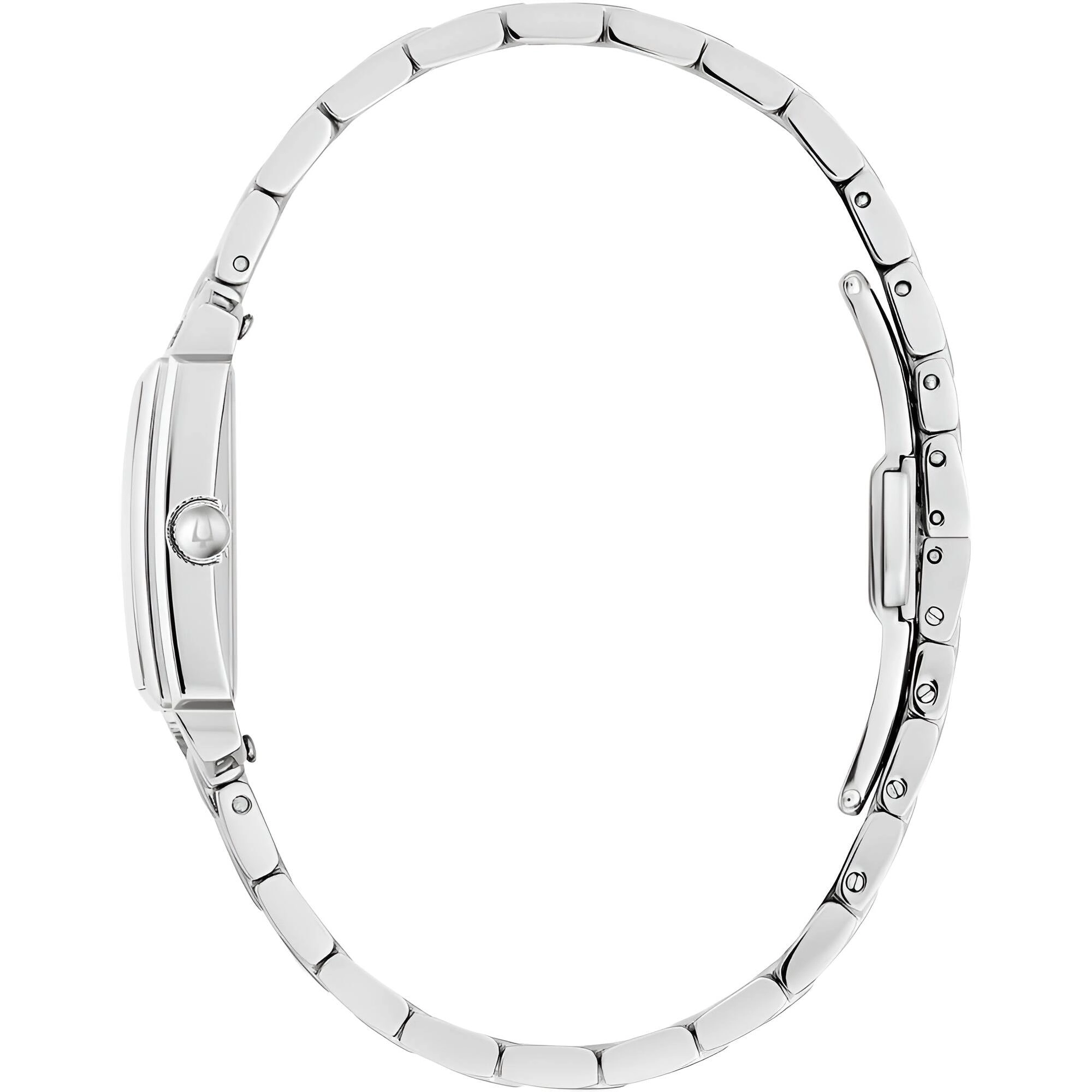 Bulova Women's Watch - Sutton Mother of Pearl Dial Silver Bracelet Diamond | 96P244