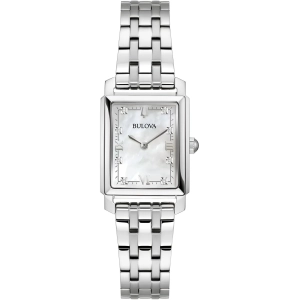 Bulova Women's Watch - Sutton Mother of Pearl Dial Silver Bracelet Diamond | 96P244