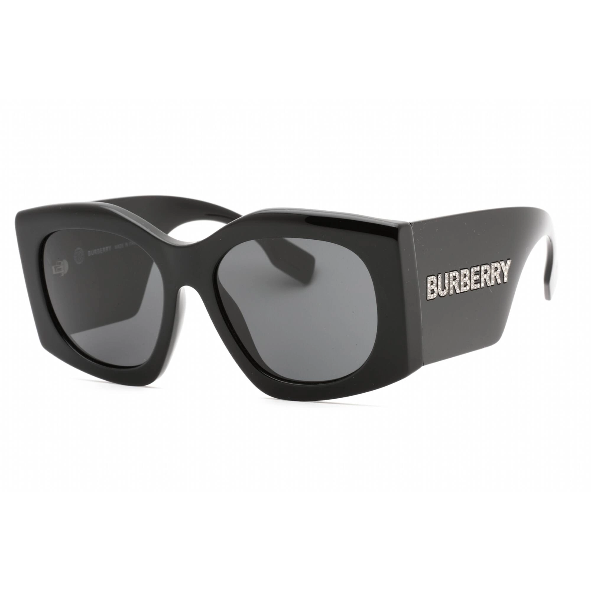Burberry Women's Sunglasses - Black Plastic Oversized Full Rim Frame | 0BE4388U 300187