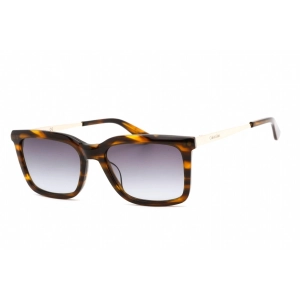 Calvin Klein Men's Sunglasses - Striped Brown Rectangular Shape Frame | CK22517S 240