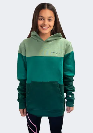 Champion Junior EU Colourmix Hoodie Green