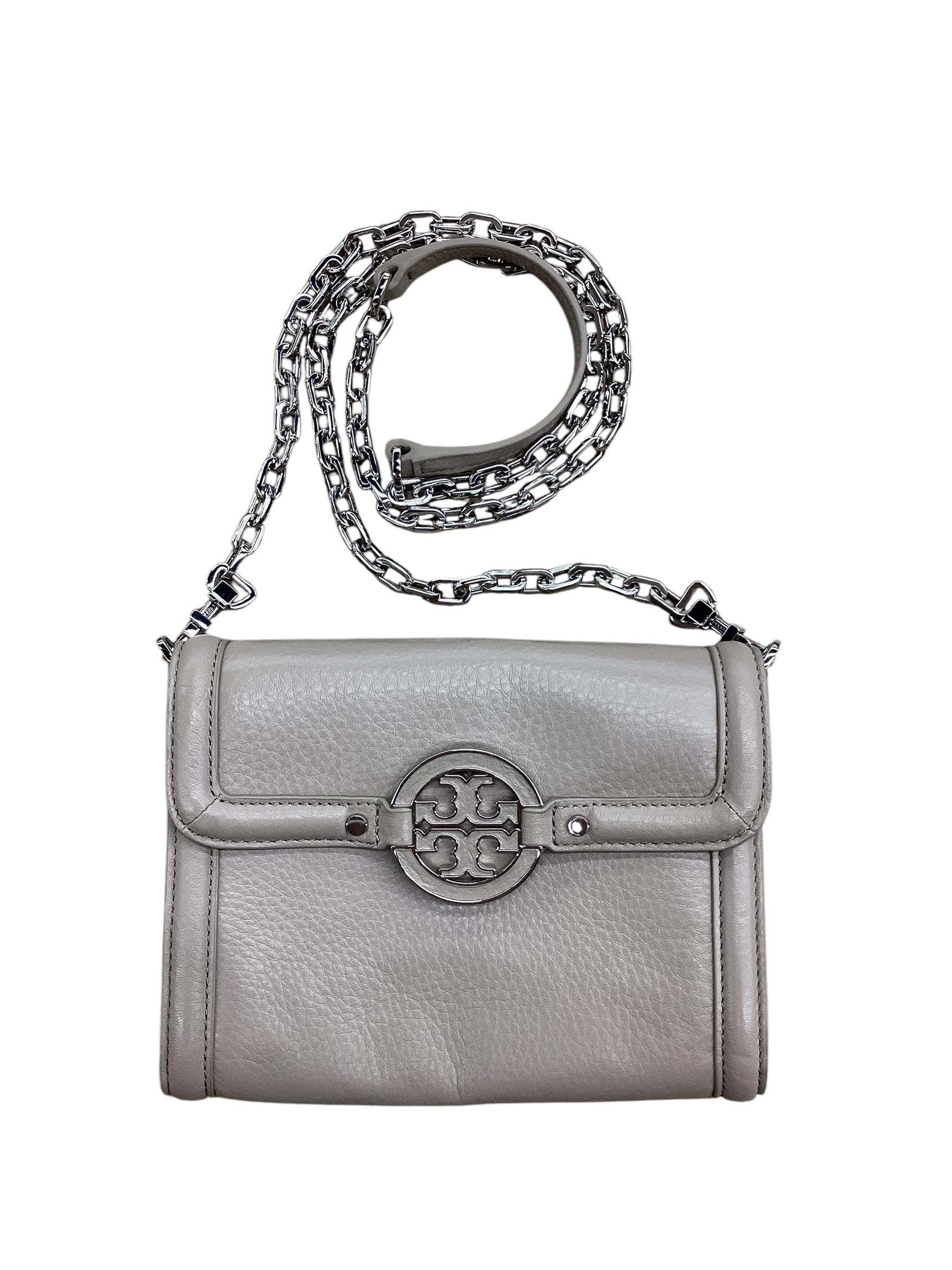Crossbody Designer By Tory Burch In Beige, Size:Small