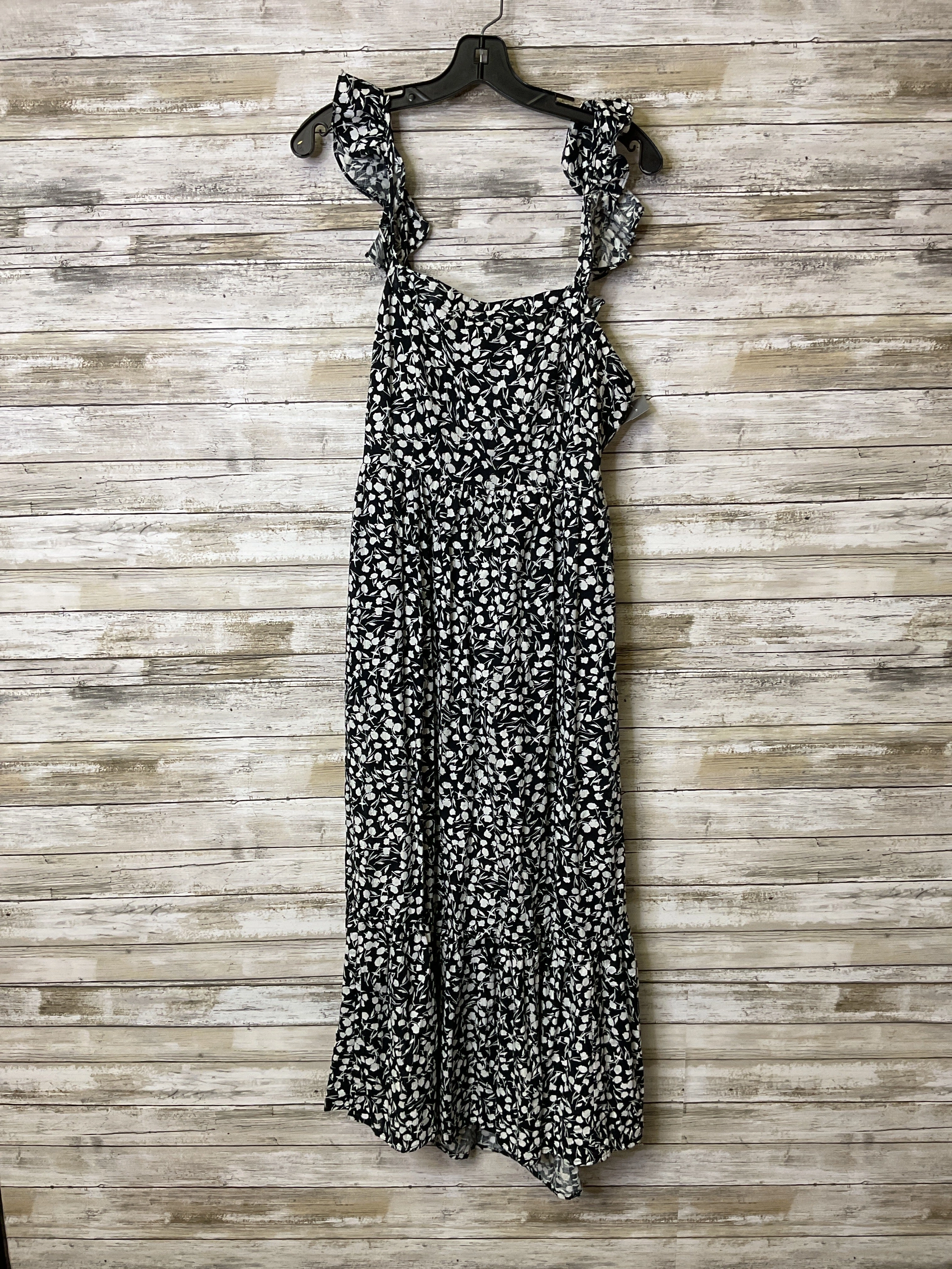 Dress Casual Midi By Target-Designer In Black & White, Size:12