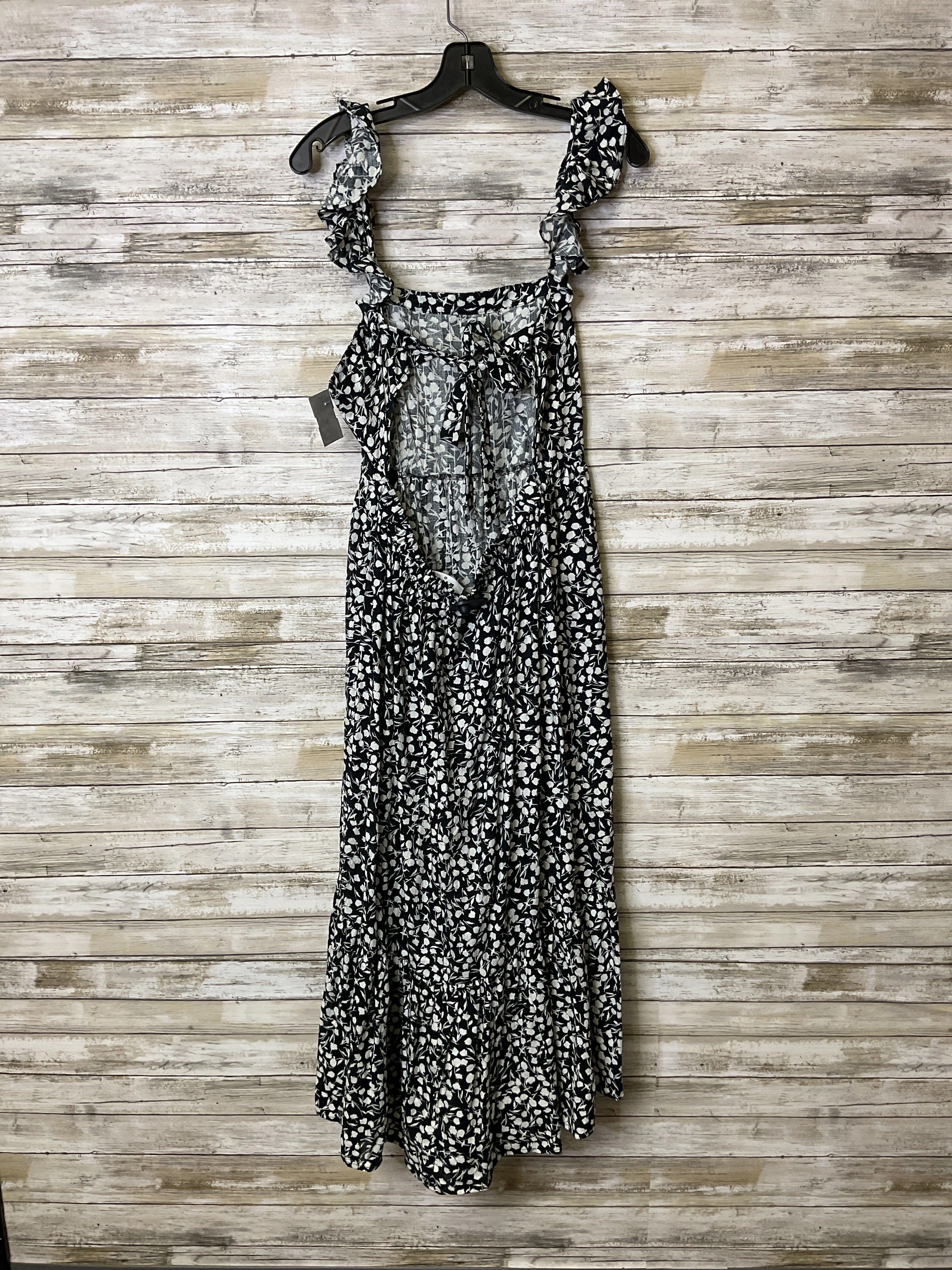 Dress Casual Midi By Target-Designer In Black & White, Size:12
