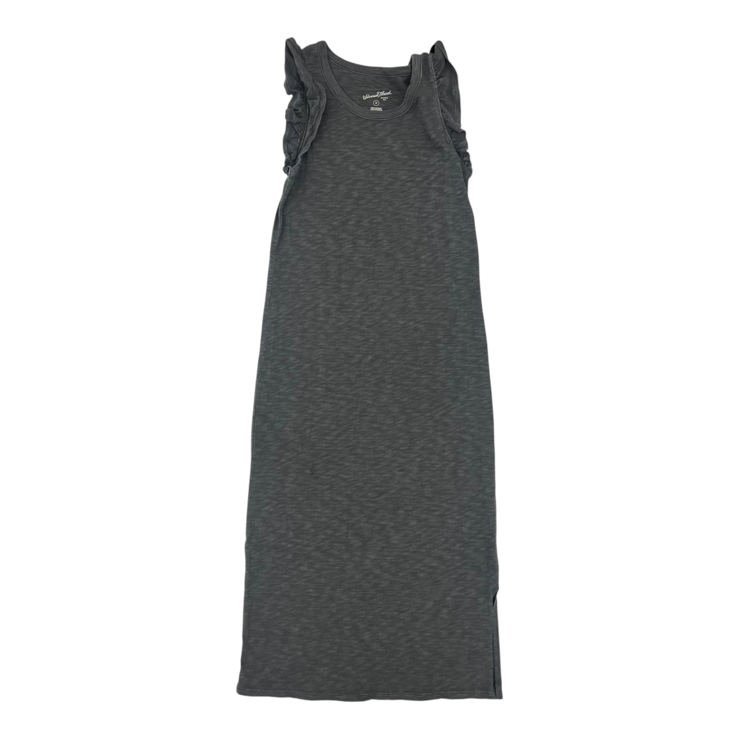 Dress Casual Midi By Universal Thread In Grey, Size:Xs