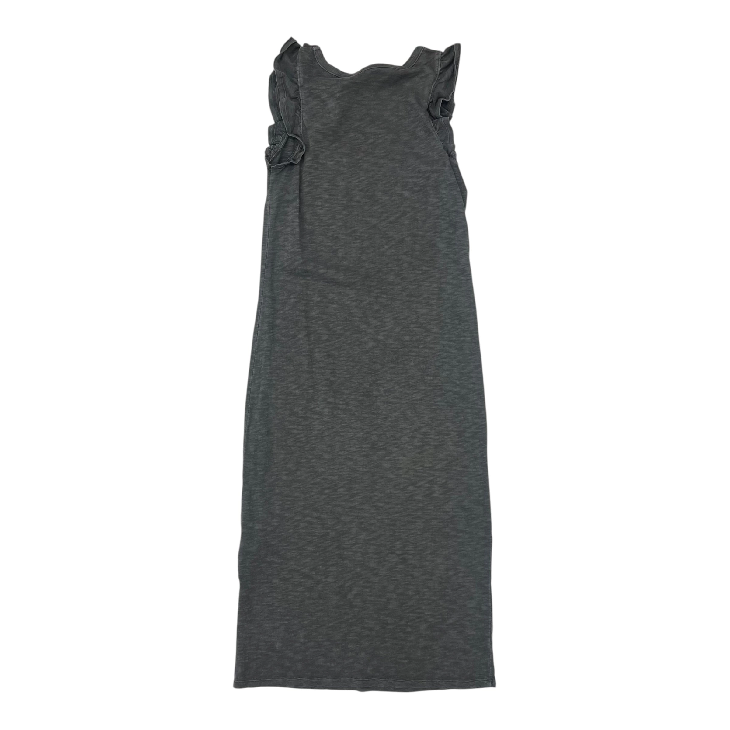 Dress Casual Midi By Universal Thread In Grey, Size:Xs