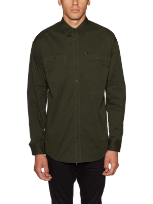 Dsquared2 Logo Print Pocket Patch Shirt