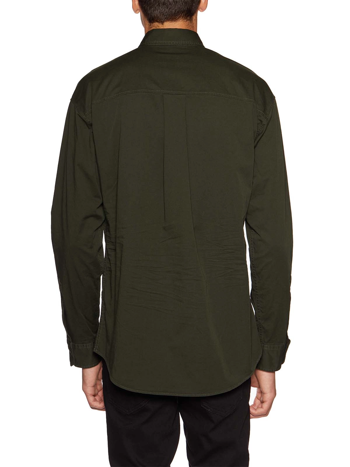 Dsquared2 Logo Print Pocket Patch Shirt
