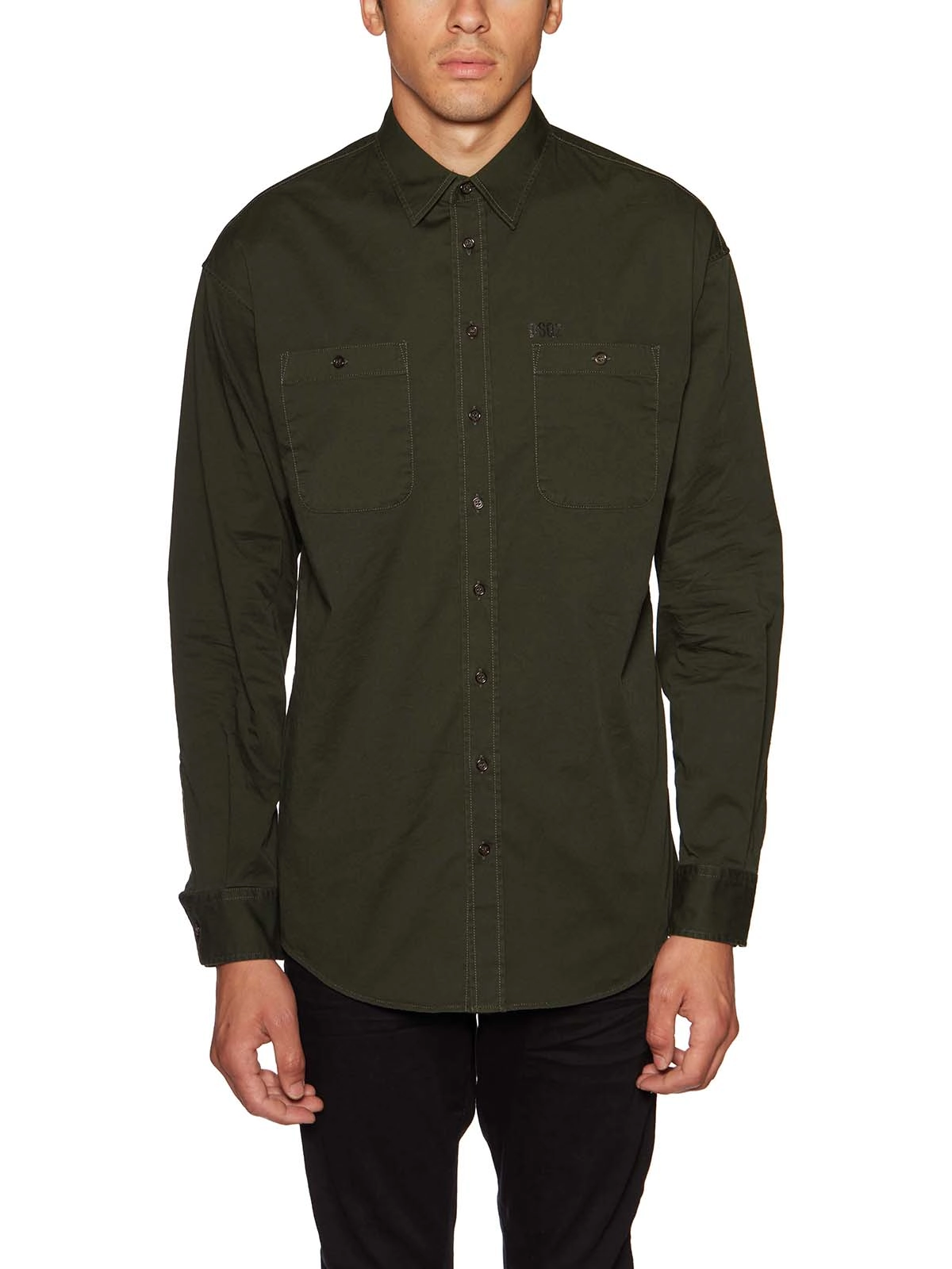 Dsquared2 Logo Print Pocket Patch Shirt