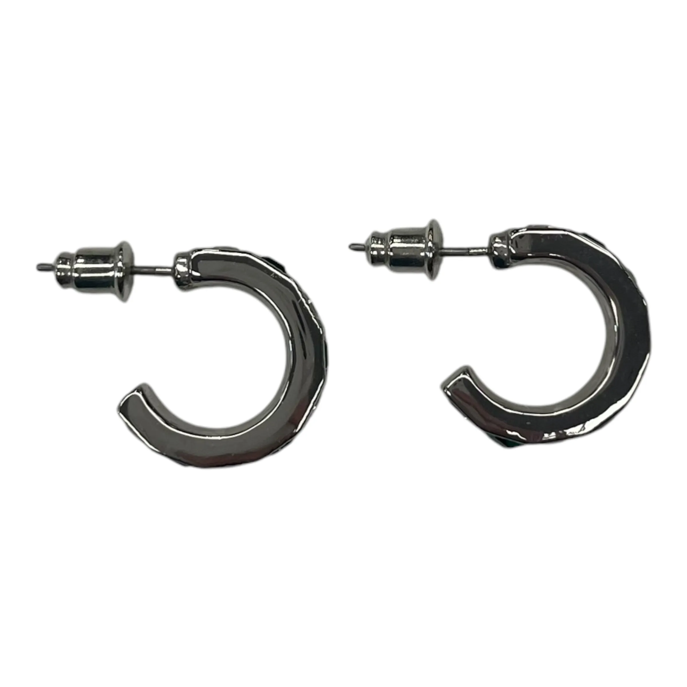 Earrings Hoop By Clothes Mentor In Silver