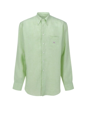 Etro Pocket Patch Logo Embroidered Shirt