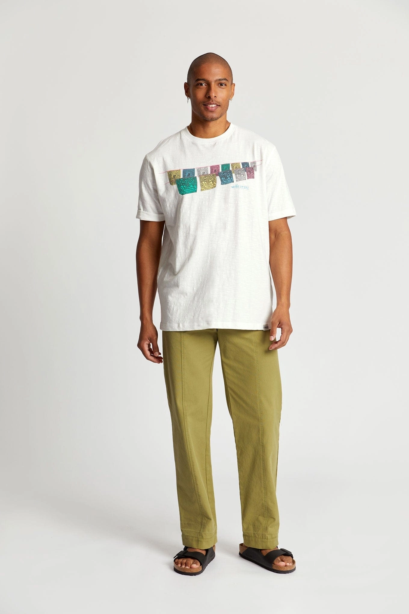 Free Tibet Men's Organic Cotton T-Shirt | Off White