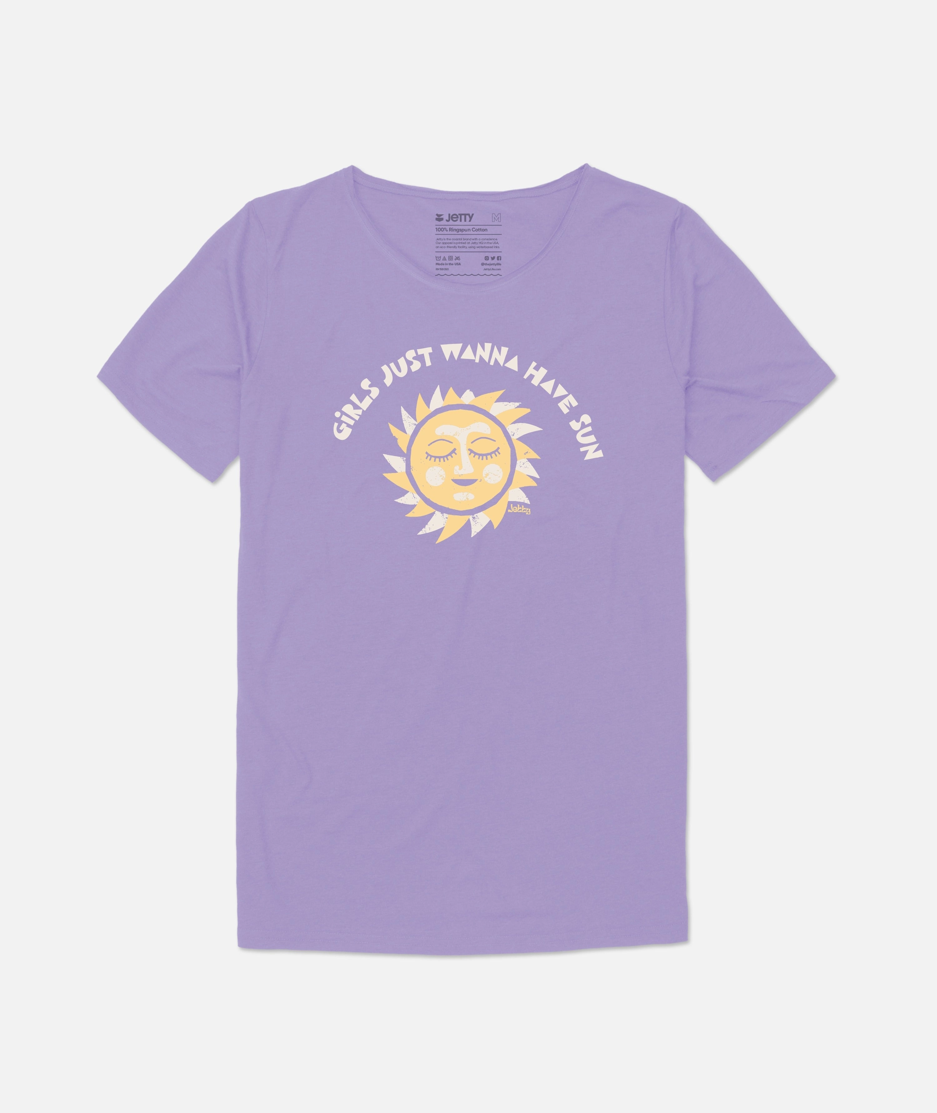 Fun In The Sun Tee - Lavender