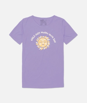 Fun In The Sun Tee - Lavender