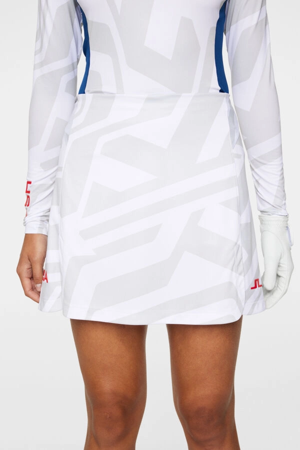 Gisele Skirt Print US Golf White