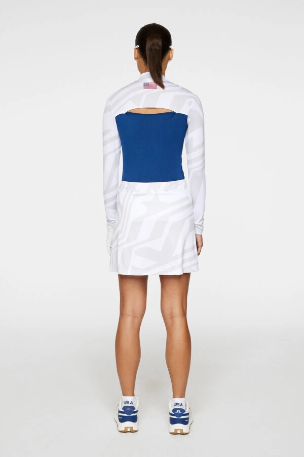 Gisele Skirt Print US Golf White