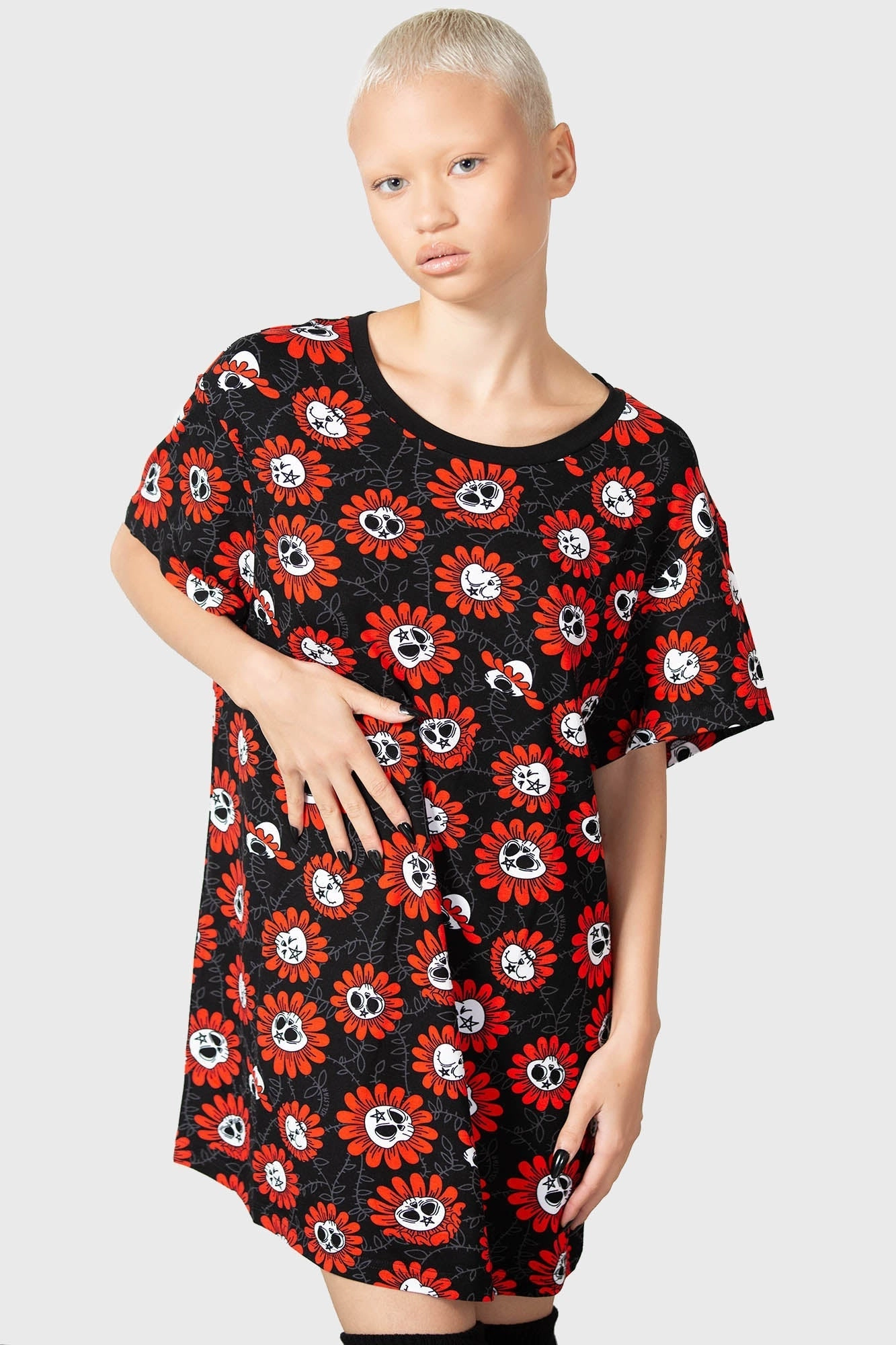 Gloomy Blossom Lounge Shirt - Resurrect