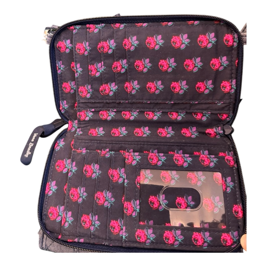 Handbag By Vera Bradley In Blue, Size:Small