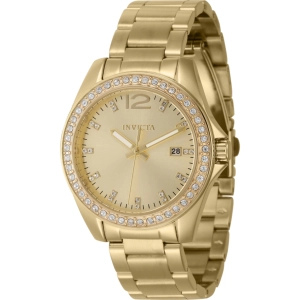 Invicta Women's Watch - Angel Quartz Gold Tone Dial Stainless Steel Bracelet | 44840