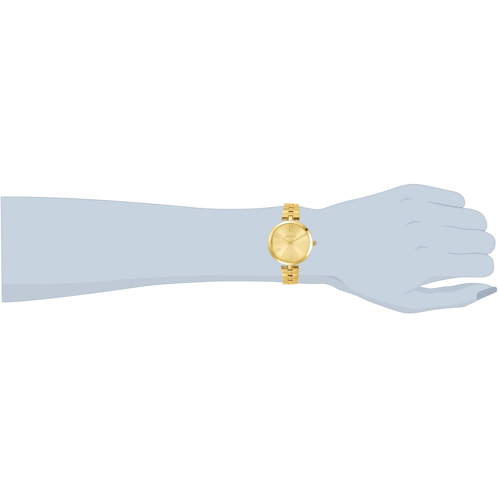 Invicta Women's Watch - Angel Quartz Yellow Gold Stainless Steel Bracelet | 31075
