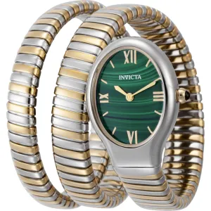 Invicta Women's Watch - Mayamar Steel Case Green Dial Two Tone Bracelet | 44979