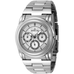 Invicta Women's Watch - Slim Quartz Day-Date VH63 Caliber Silver Dial Bracelet | 46264
