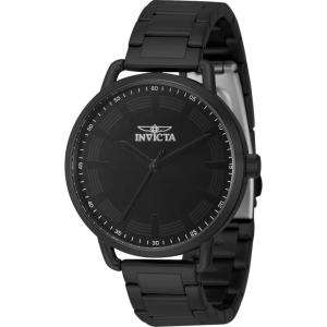 Invicta Women's Watch - Wildflower Quartz Black Brass Dial Steel Bracelet | 46333