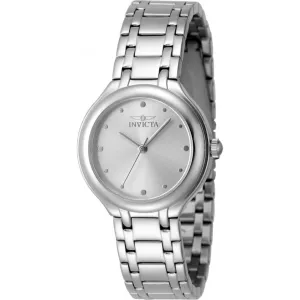 Invicta Women's Watch - Wildflower Silver Tone Dial Stainless Steel Bracelet | 48226