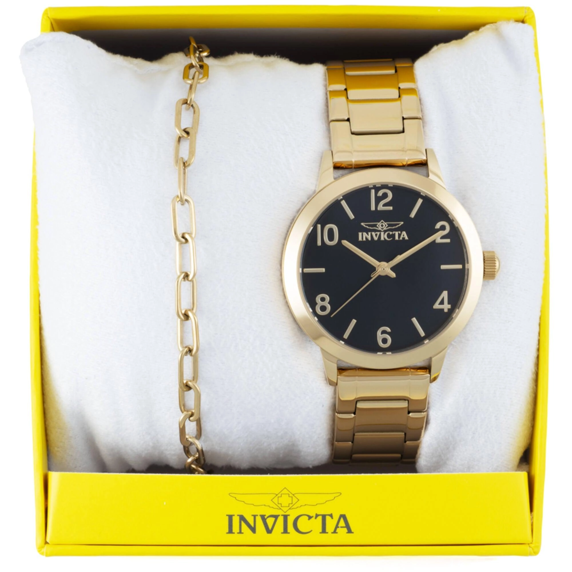 Invicta Women's Watch with Bracelet Set - Wildflower Black Dial Bracelet | 47273