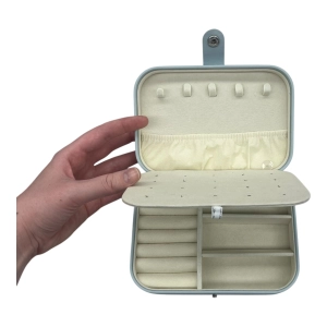 Jewelry Case By Clothes Mentor In Blue