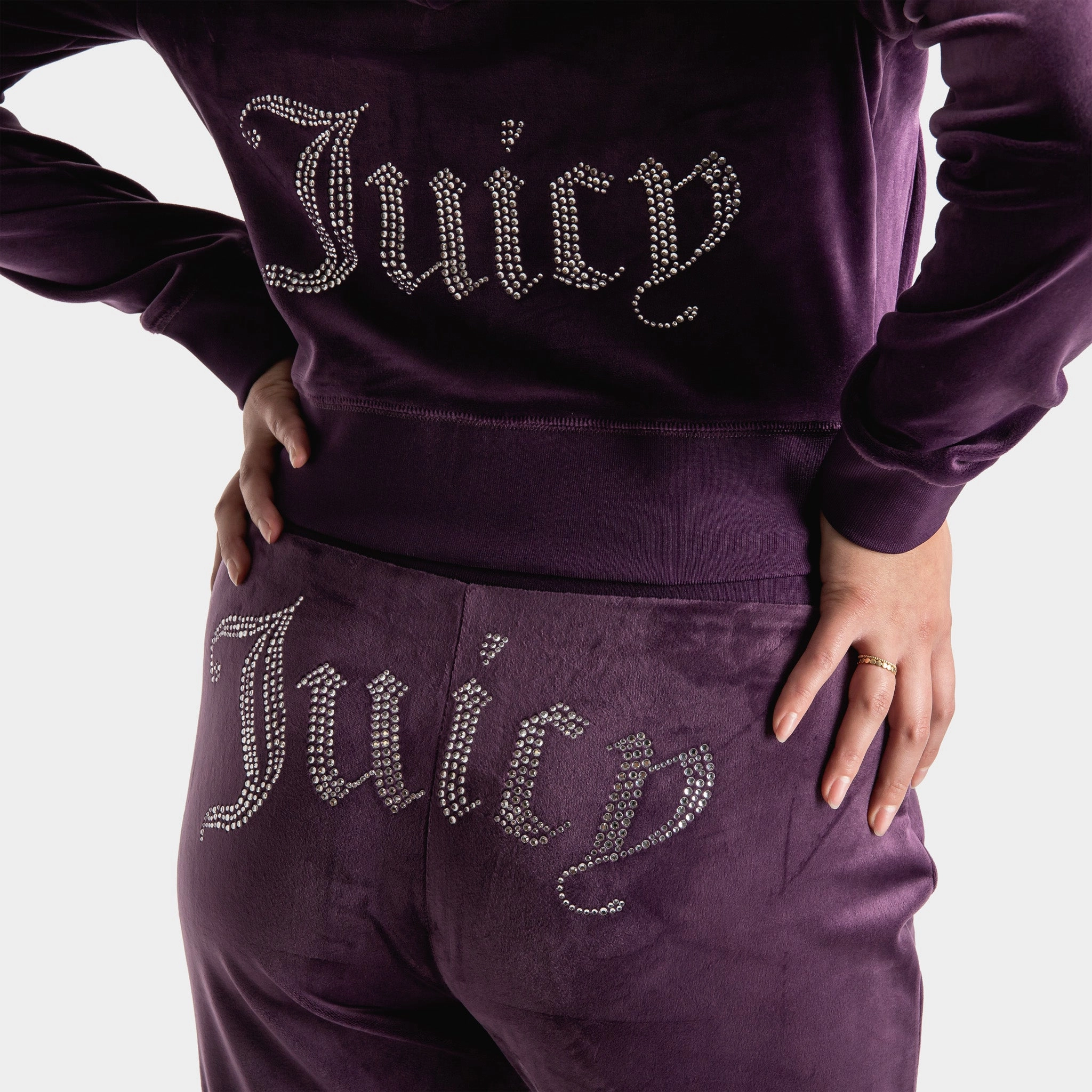 Juicy Couture Women's OG Bling Pants / Plum