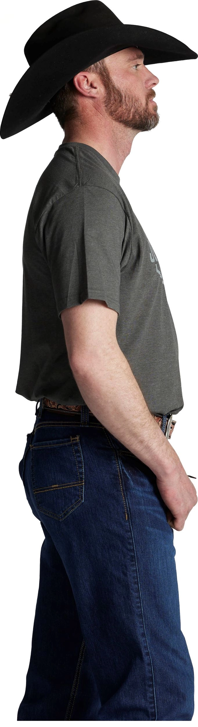 Justin Brands T-Shirt J-G3228 Hexagon Justin